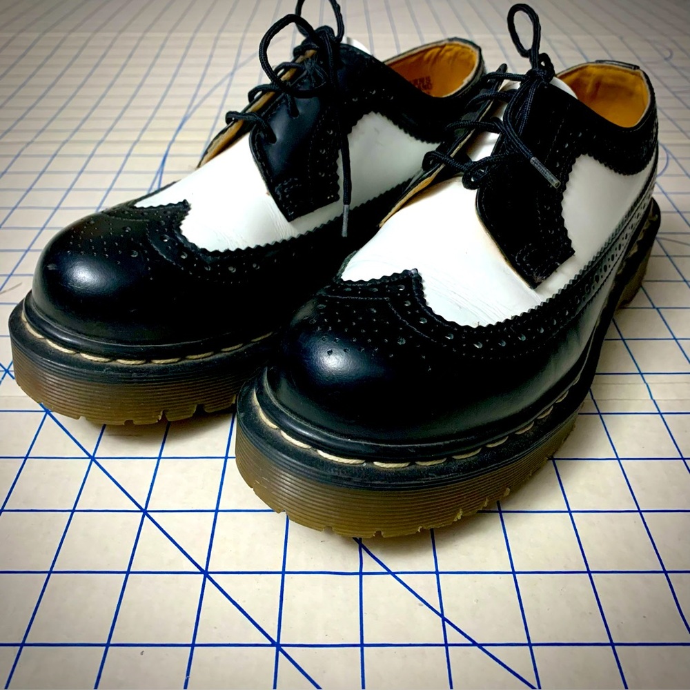Dr Martens Two-tone Platform Wingtips